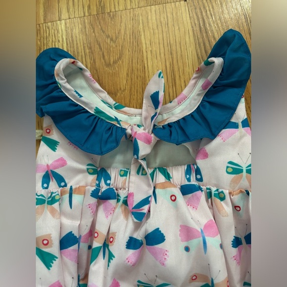 Smockingbird butterfly romper 12M Nwt - Picture 6 of 6